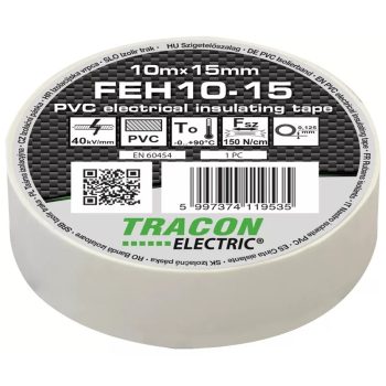 Szigetelőszalag Tacon FEH20 fehér 20mx18mm