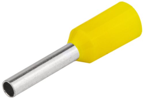 Érvéghüvely szigetelt Tracon 1 mm2 sárga (E090)