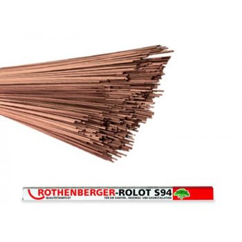   Rothenberger S94 (40094) FORRASZANYAG, L-CuP6 keményforrasz 500mm ~63 szál/doboz 1Kg
