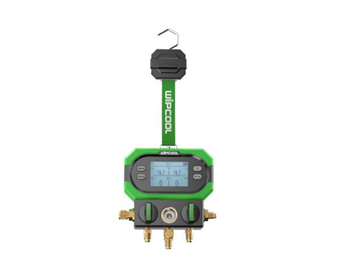WipCool MDG-2K digitális szervizcsaptelep 2 utas R32,R410,R22 (3x1/4” tömlőszettel)