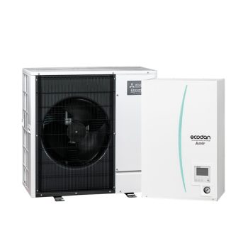   Mitsubishi Zubadan PUZ-SHWM120YAA ERSF-VM2E 12 kW Inverter hőszivattyú szett